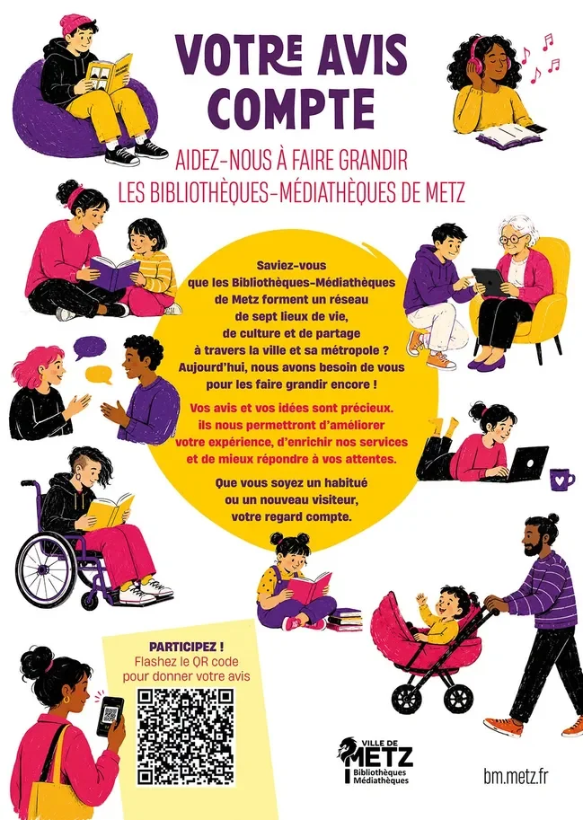 À Metz, les usagers peuvent peser sur les bibliothèques: les informations pratiques