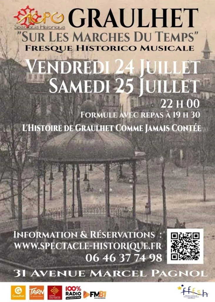 À Graulhet, une fresque historico-musicale à découvrir le 24 juillet pour 15: les informations pratiques