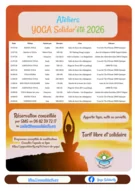 Ashtanga Yoga solidaire à Quimper du 12 juin au 31 août