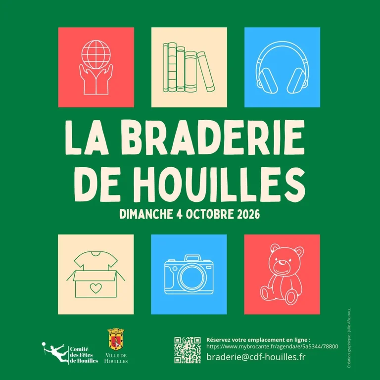 Braderie de Houilles : réserver sa place pour le 4 octobre