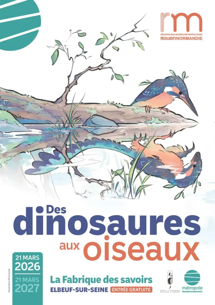Dinosaures, plumes et oiseaux : une exposition gratuite à Elbeuf jusqu’au 21 mars 2027