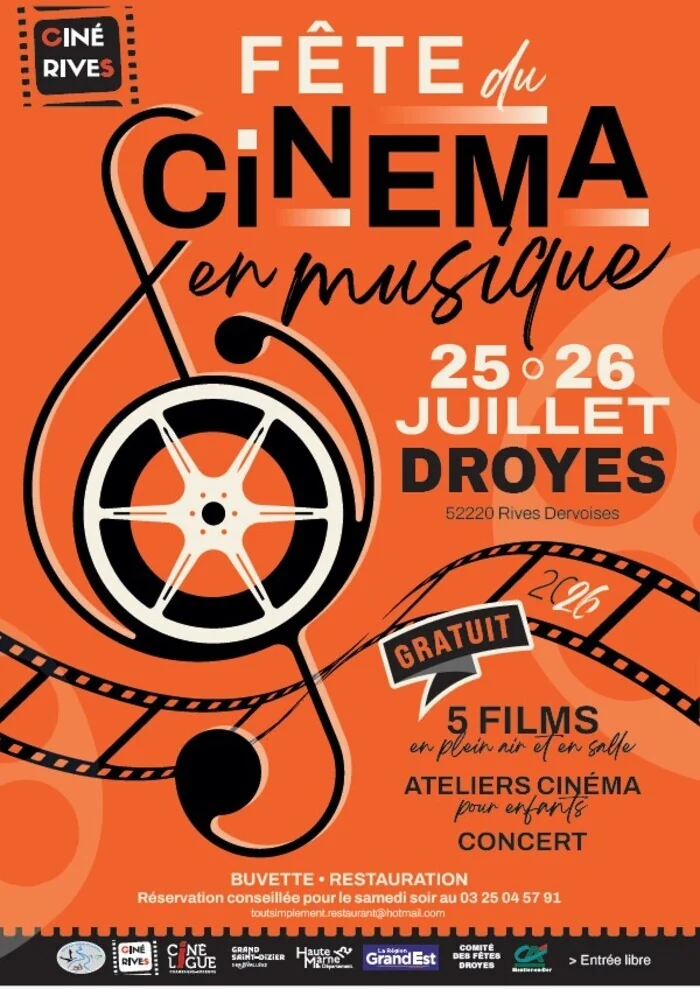Saint-Dizier : Fête du cinéma à Droyes les 25 et 26 juillet: ce qu'il faut retenir
