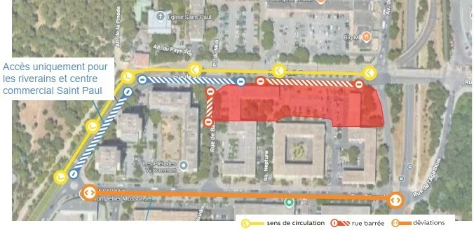 À Montpellier, trois rues changent à la Mosson