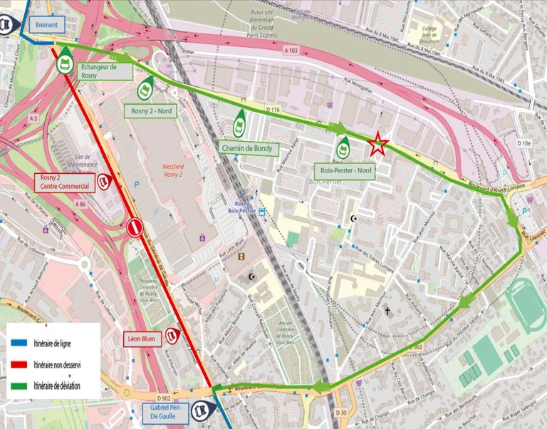 À Rosny-sous-Bois, un pont fermé impose des détours