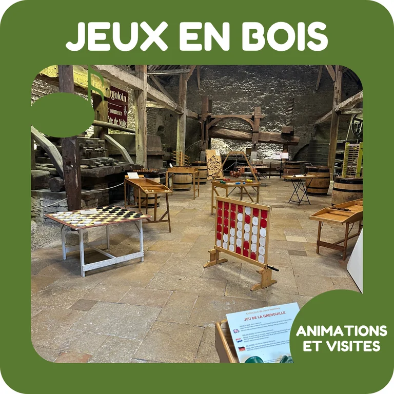 Beaune : jeux en bois à la Cuverie, mardi 14h-17h