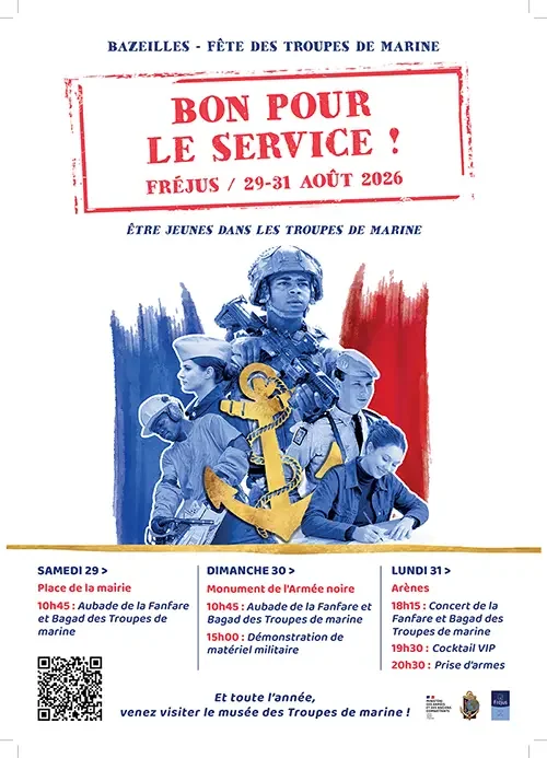 Commémoration de Bazeilles à Fréjus : le programme du 31 août: les dates clés