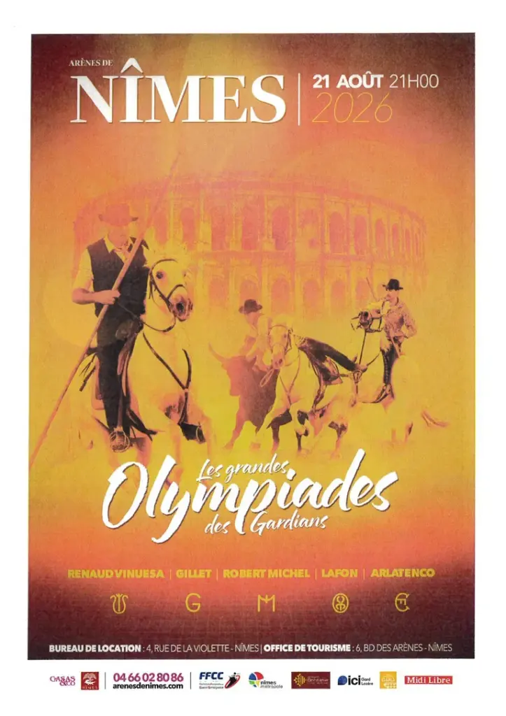 Grandes Olympiades des Gardians : le choc des manades à Nîmes