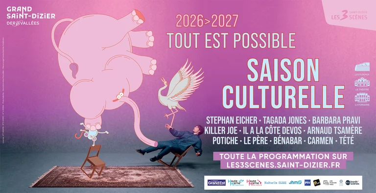 Billetterie des 3 Scènes à Saint-Dizier : ce qui ouvre le 19 septembre