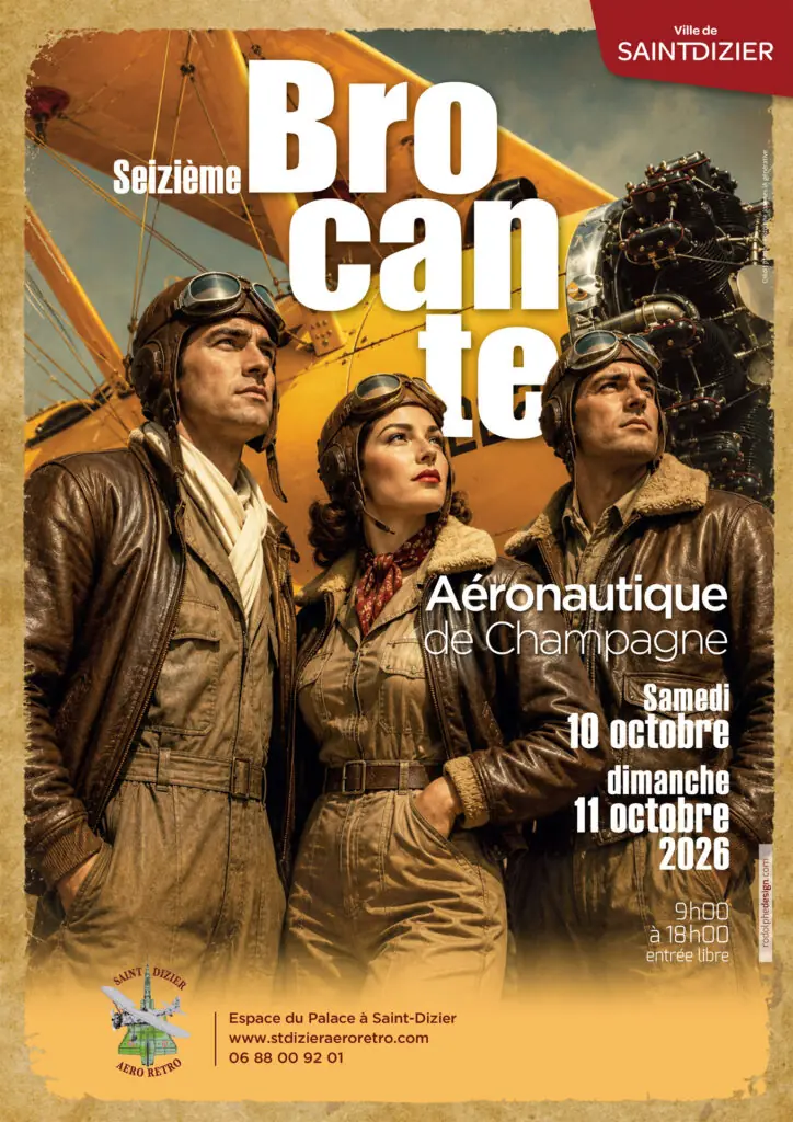 Brocante aéronautique à Saint-Dizier : 16e édition les 10 et 11 octobre