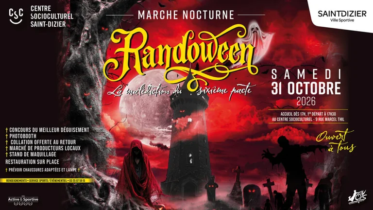 Randoween 2026 à Saint-Dizier : la forêt du Vert-Bois attend ses courageux